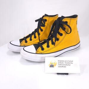 Converse All Star Lace Up Athletic Sneaker Shoe Womens Size 6.5 885177 Yellow